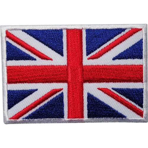 Flagge bestickt bügelbild - uk,