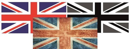 Union jack aufkleberset - jack,