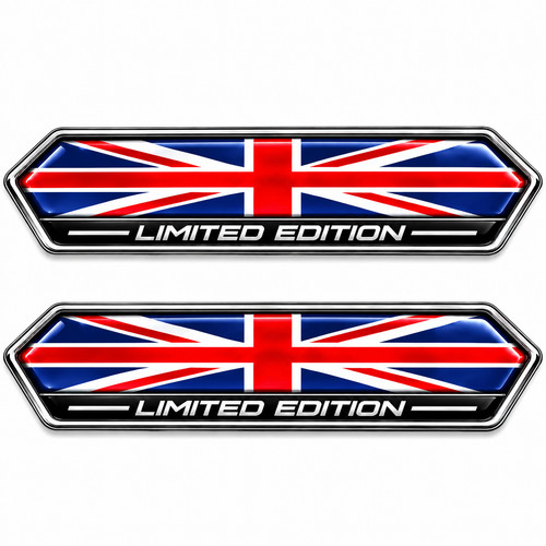 Aufkleber union jack - 2x,